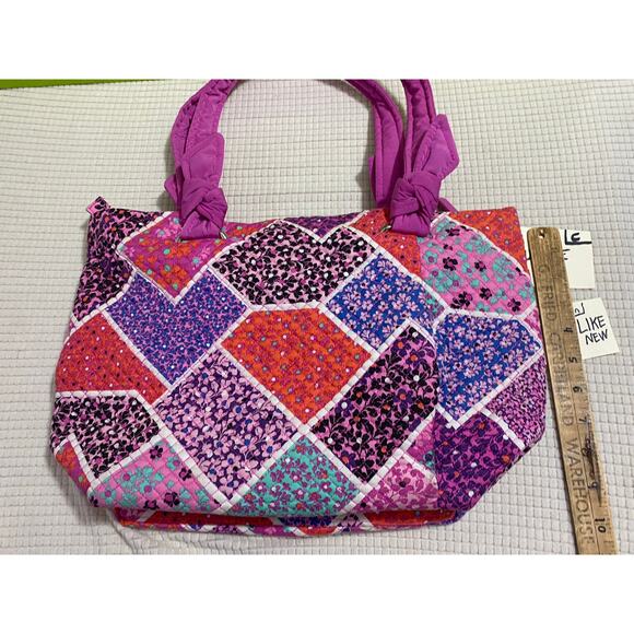 VERA BRADLEY Hadley Tote Satchel Shoulder Bag Cotton Modern Medley - Picture 3 of 5